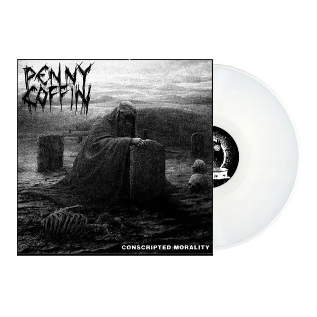 penny-coffin-conscripted-morality-vinyle-12-blanc-vivid image 1