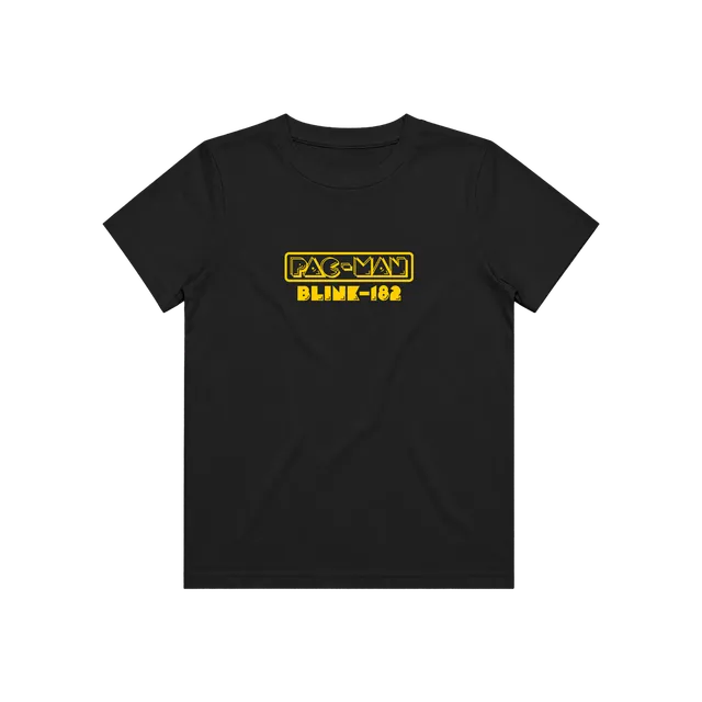 blink-182-pac-man-maze-t-shirt-enfant-noir image 1