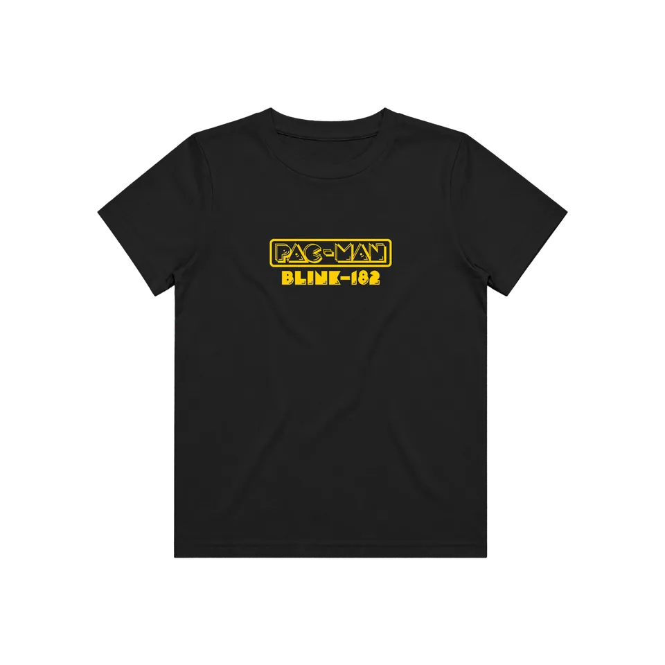 blink-182-pac-man-maze-t-shirt-enfant-noir image 1