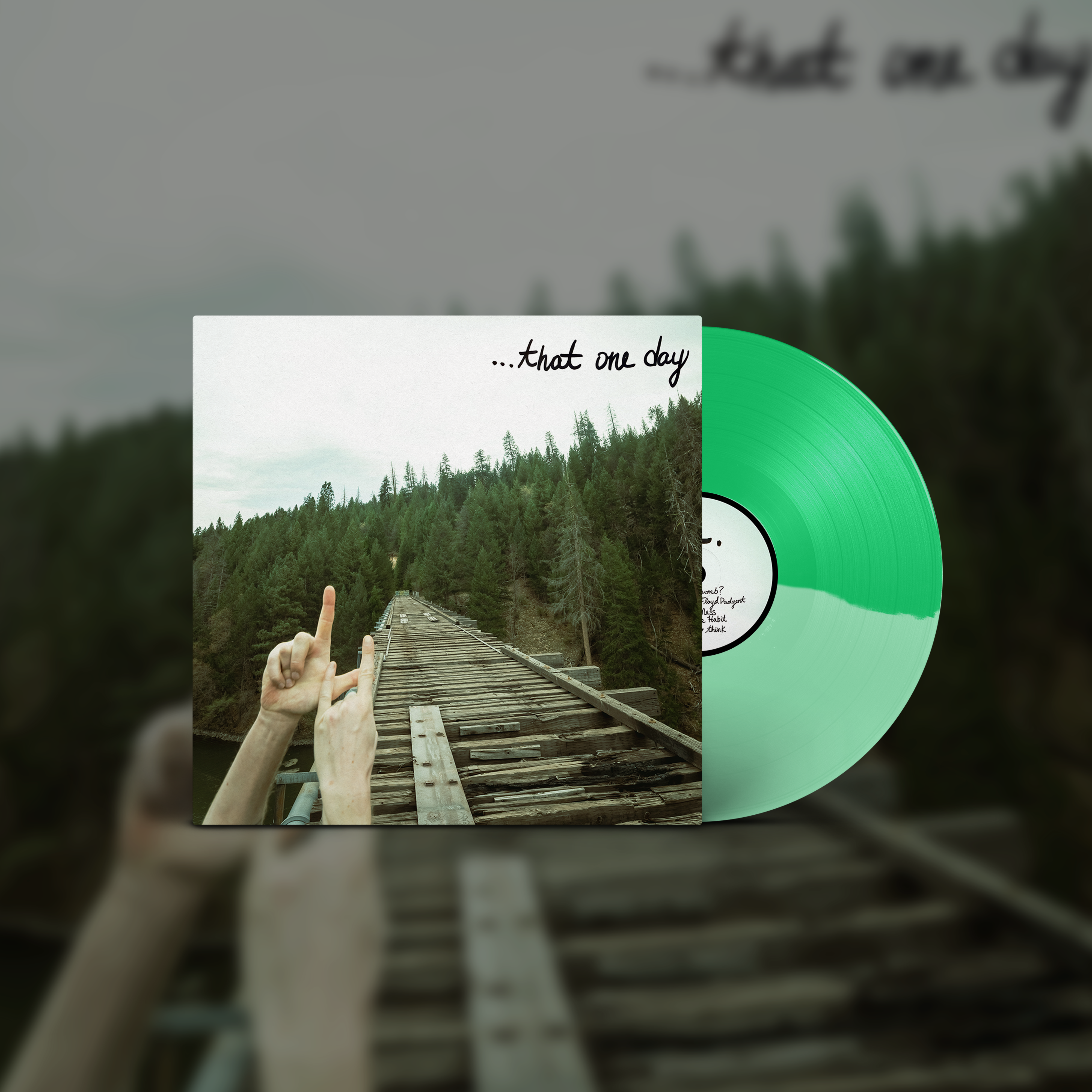 leisure-hour-that-one-day-vinyle-splatter-vert-et-rouge image 3
