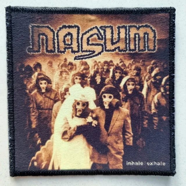 nasum-inhale-exhale-patch-cusson-coudre-grindcore image 1