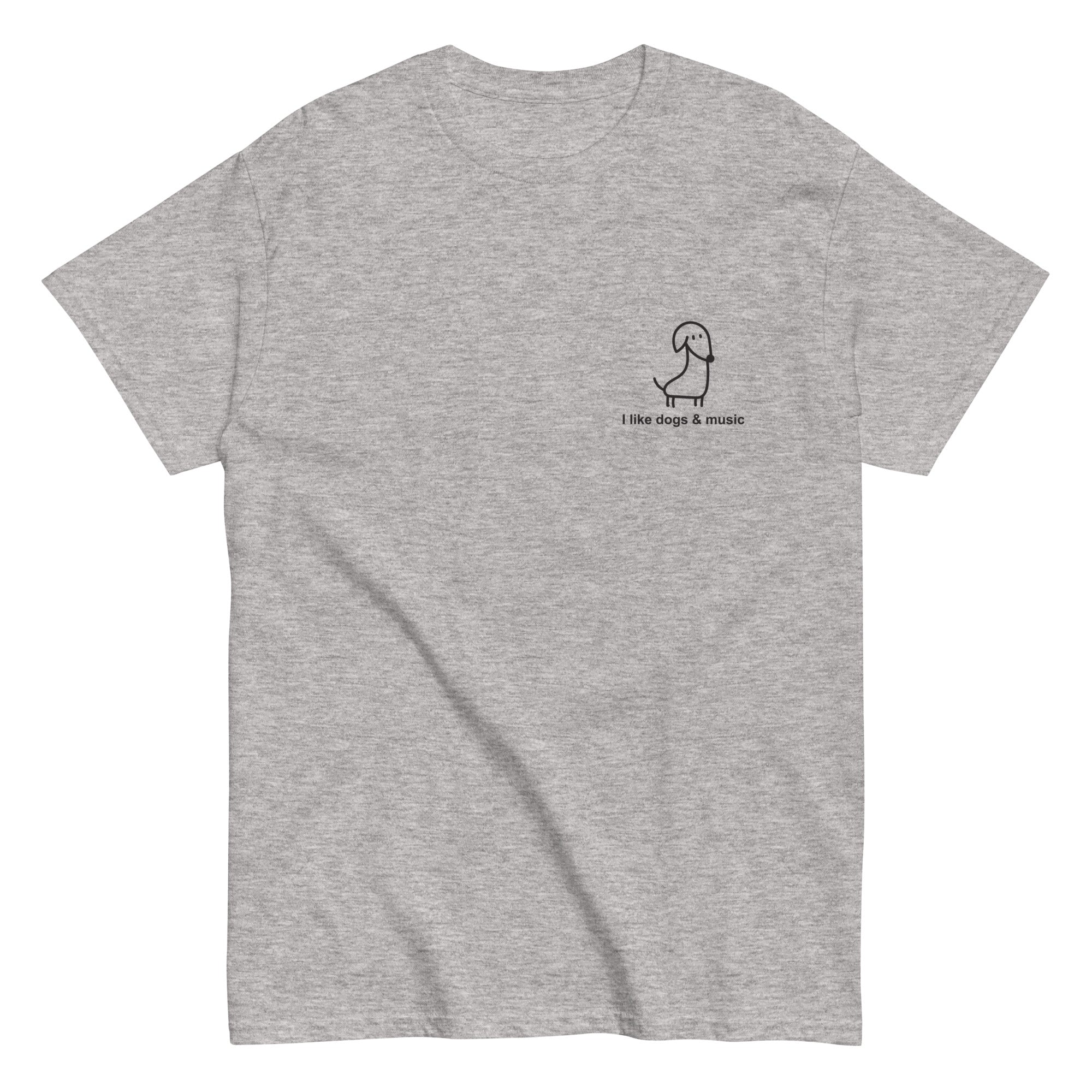 i-like-dogs-music-t-shirt-coton-blanc image 6
