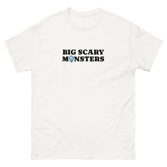 big-scary-monsters-25th-birthday-t-shirt-noir-coton image 1
