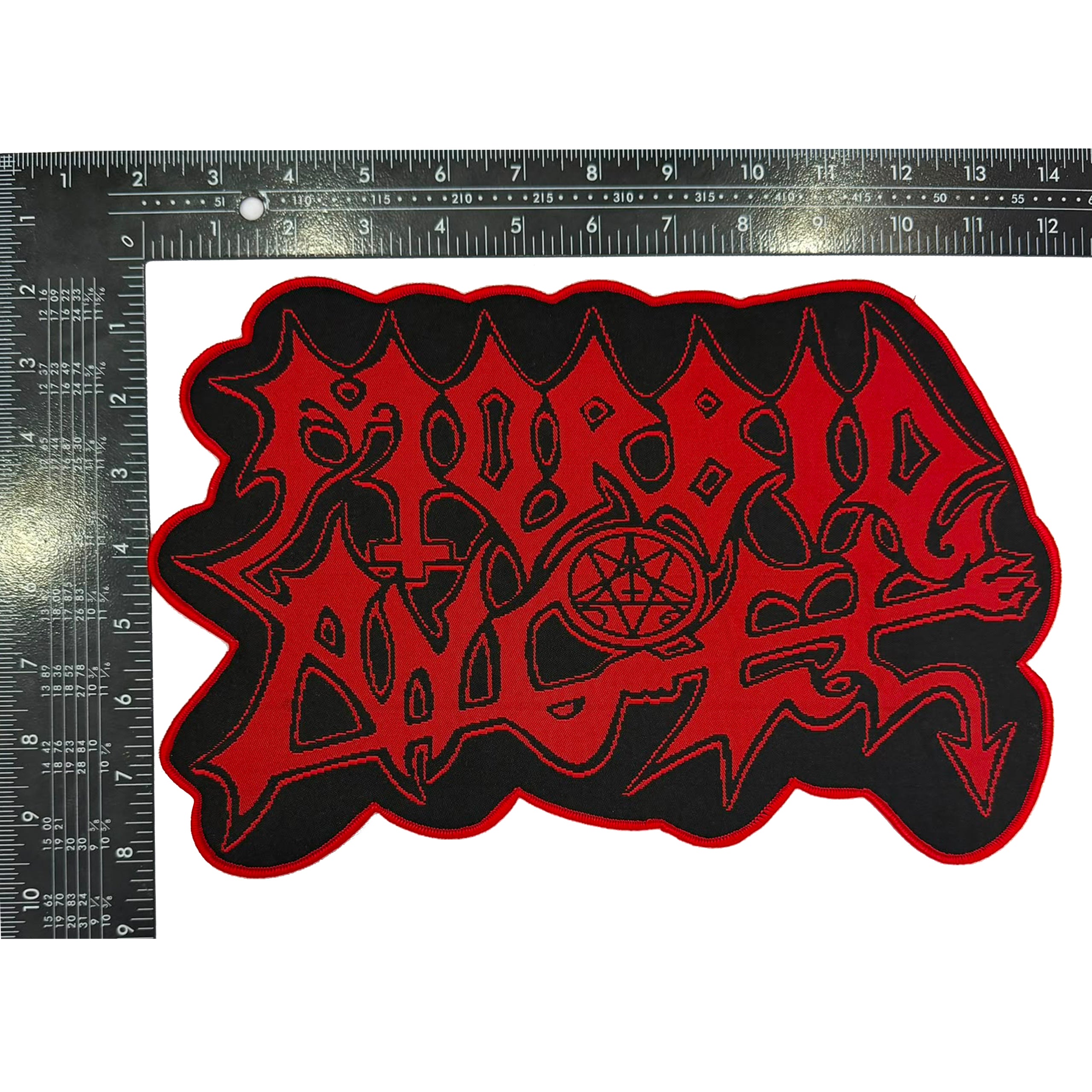 morbid-angel-logo-patch-oversize-tiss-bord-noir-30-cm image 5