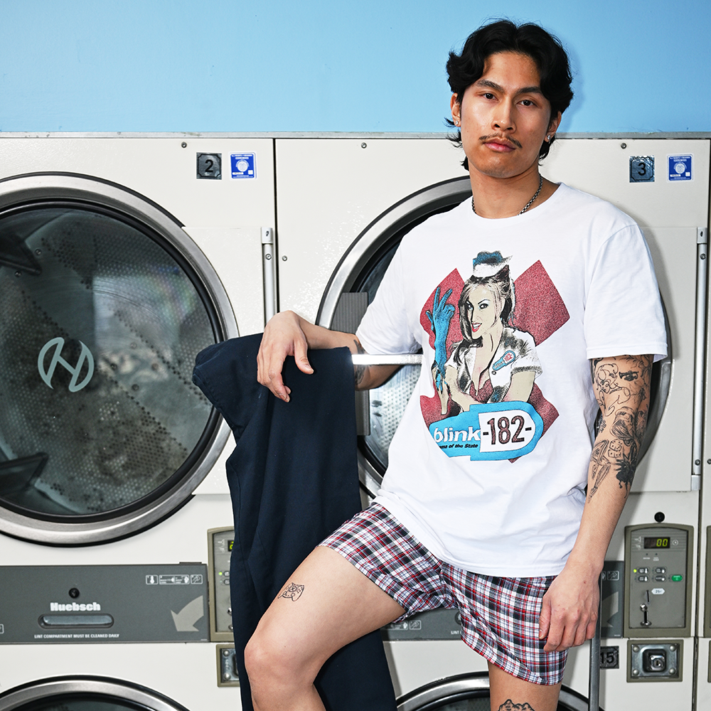 blink-182-enema-of-the-state-t-shirt-blanc-graphique image 2
