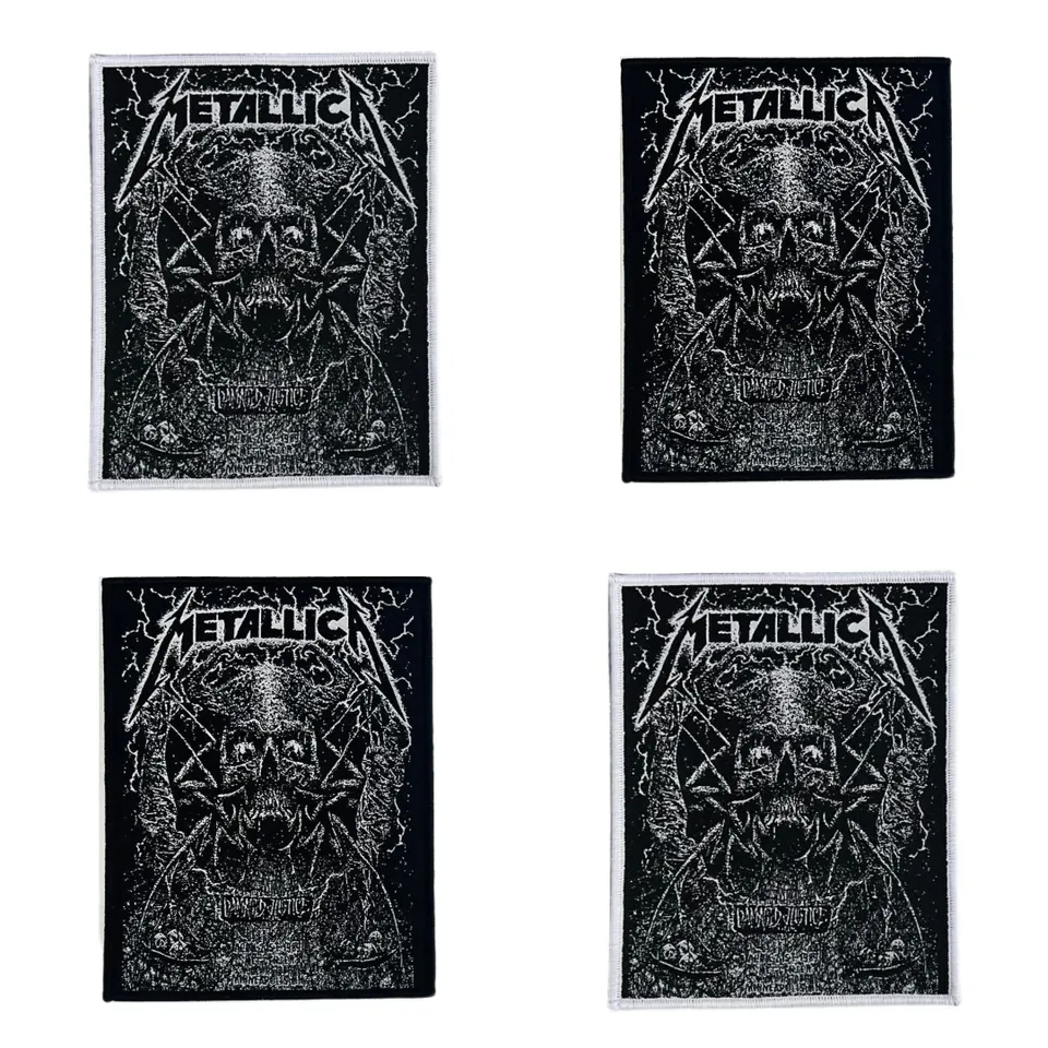metallica-damaged-justice-tour-89-patch-tiss-bordure-noire image 1