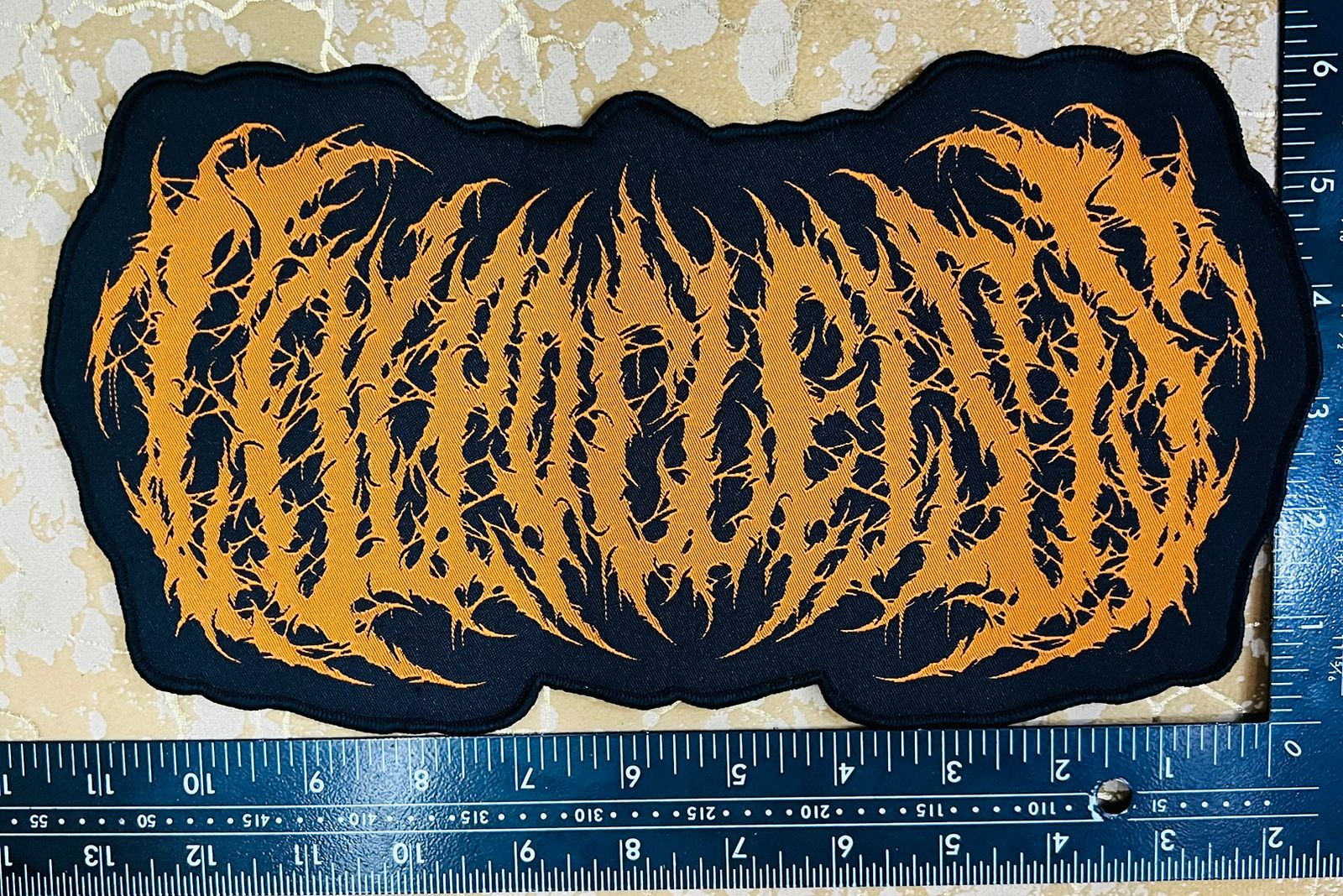 783punx-oversized-patch-colpocleisis-logo-cusson-tiss-bordure-noire image 4
