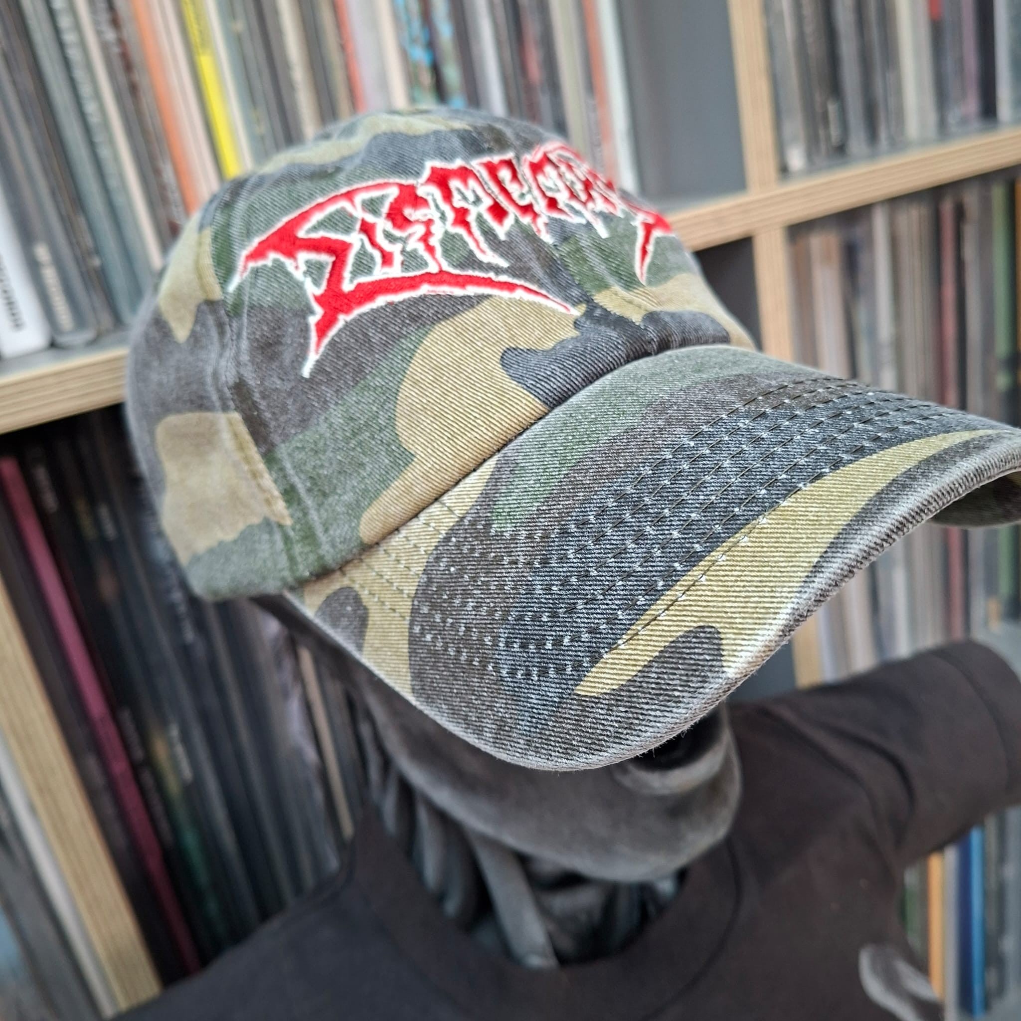 dismember-logo-casquette-dad-cap-camo-vert image 2