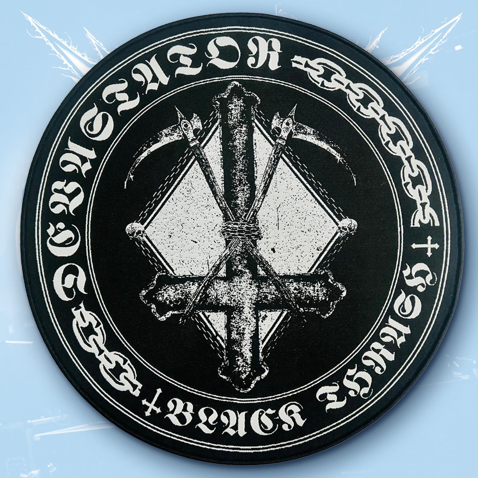 783punx-devastator-sigil-backpatch-tiss-bord-noir image 2