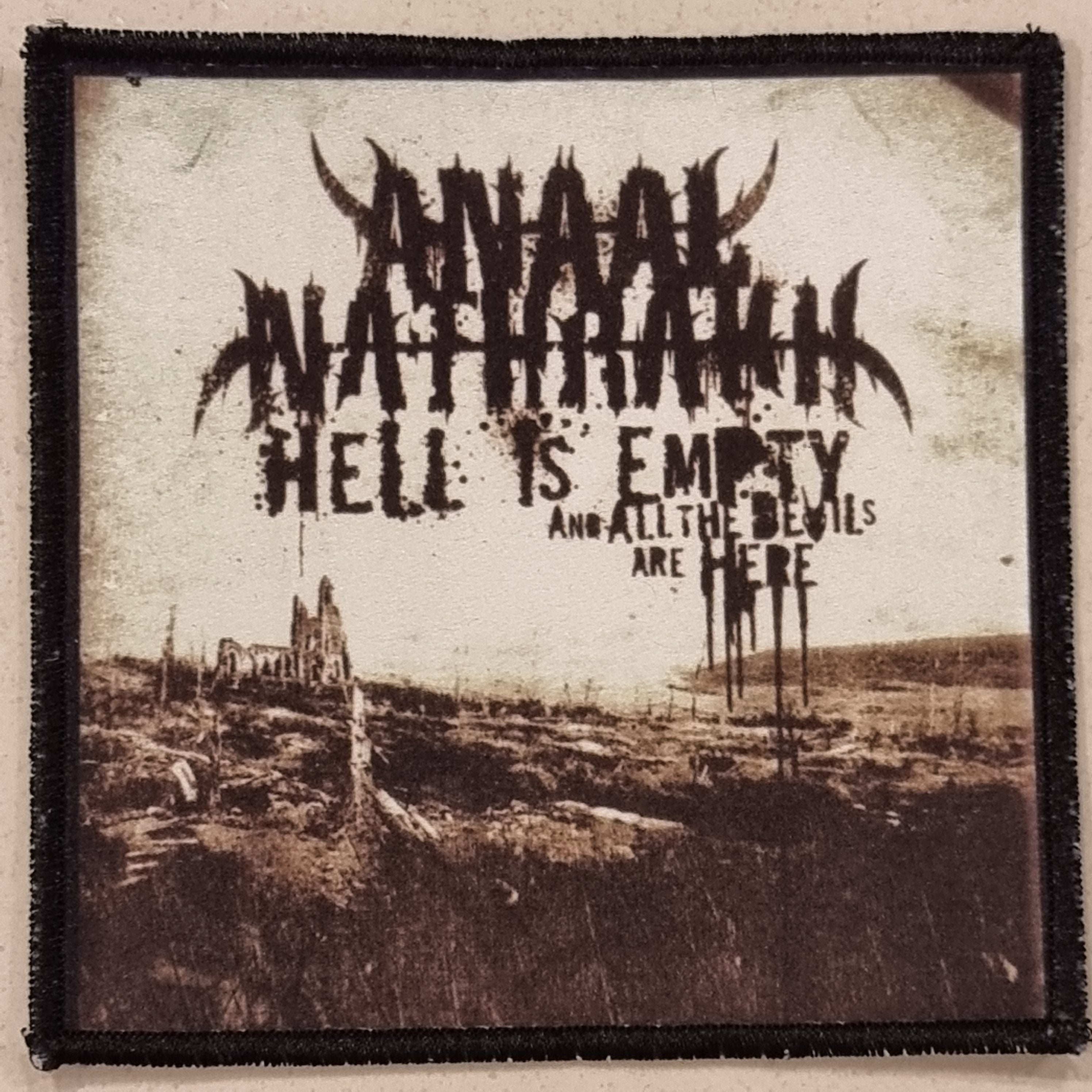 anaal-nathrakh-hell-is-empty-cusson-patch-small image 1