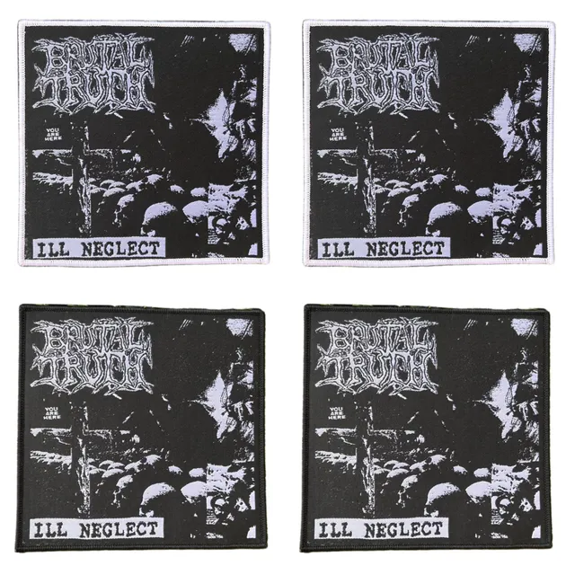 brutal-truth-ill-neglect-patch-tiss-bordure-noire-woven image 1