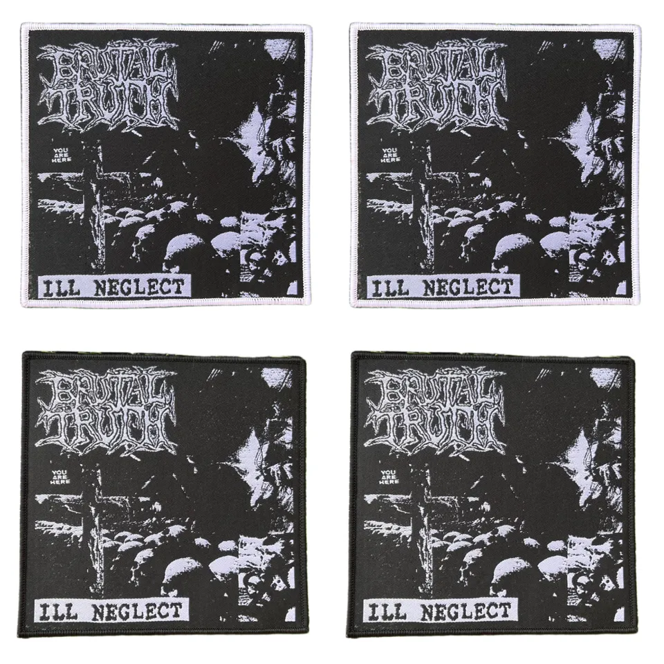 brutal-truth-ill-neglect-patch-tiss-bordure-noire-woven image 1