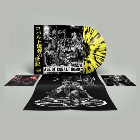 military-shadow-cobalt-bomb-vinyle-lp-jaune-splatter-obi image 1