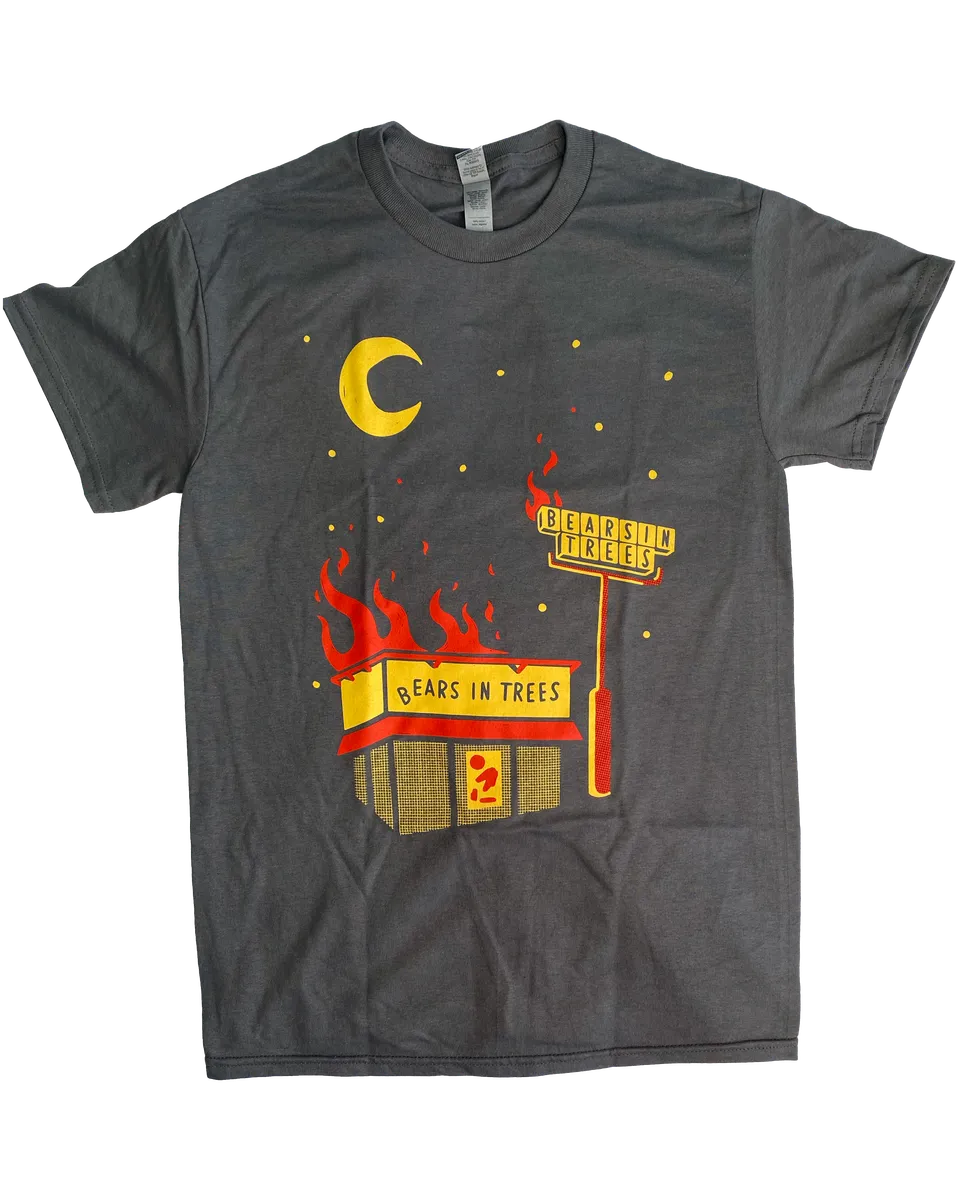 bears-in-trees-food-fire-t-shirt-gris-merch-indie-rock image 1