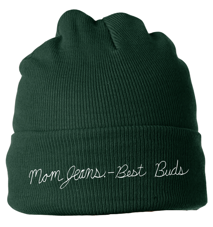 mom-jeans-best-buds-bonnet-beanie-brod image 1