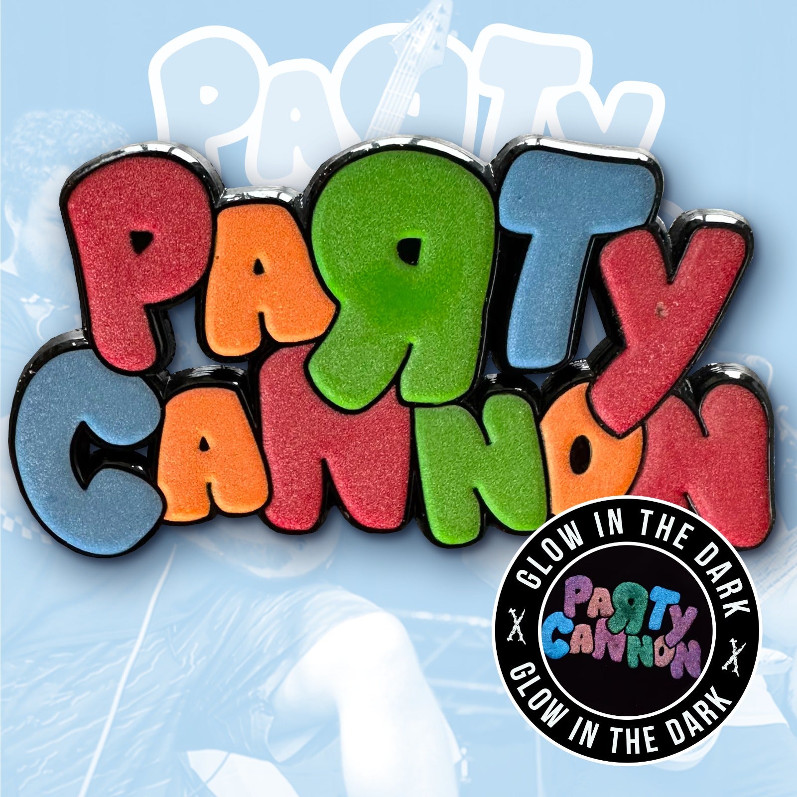 783punx-party-cannon-pin-s-mail-phosphorescent image 3