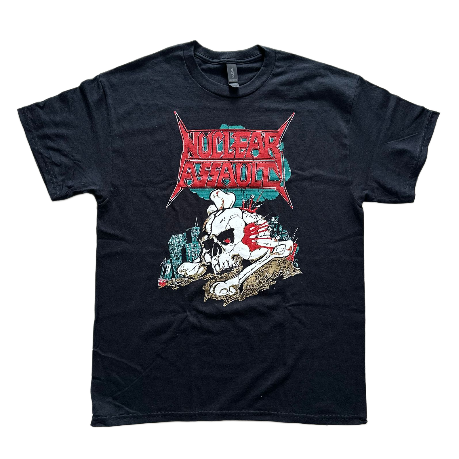 nuclear-assault-handle-with-care-t-shirt-1991-japan-tour image 1