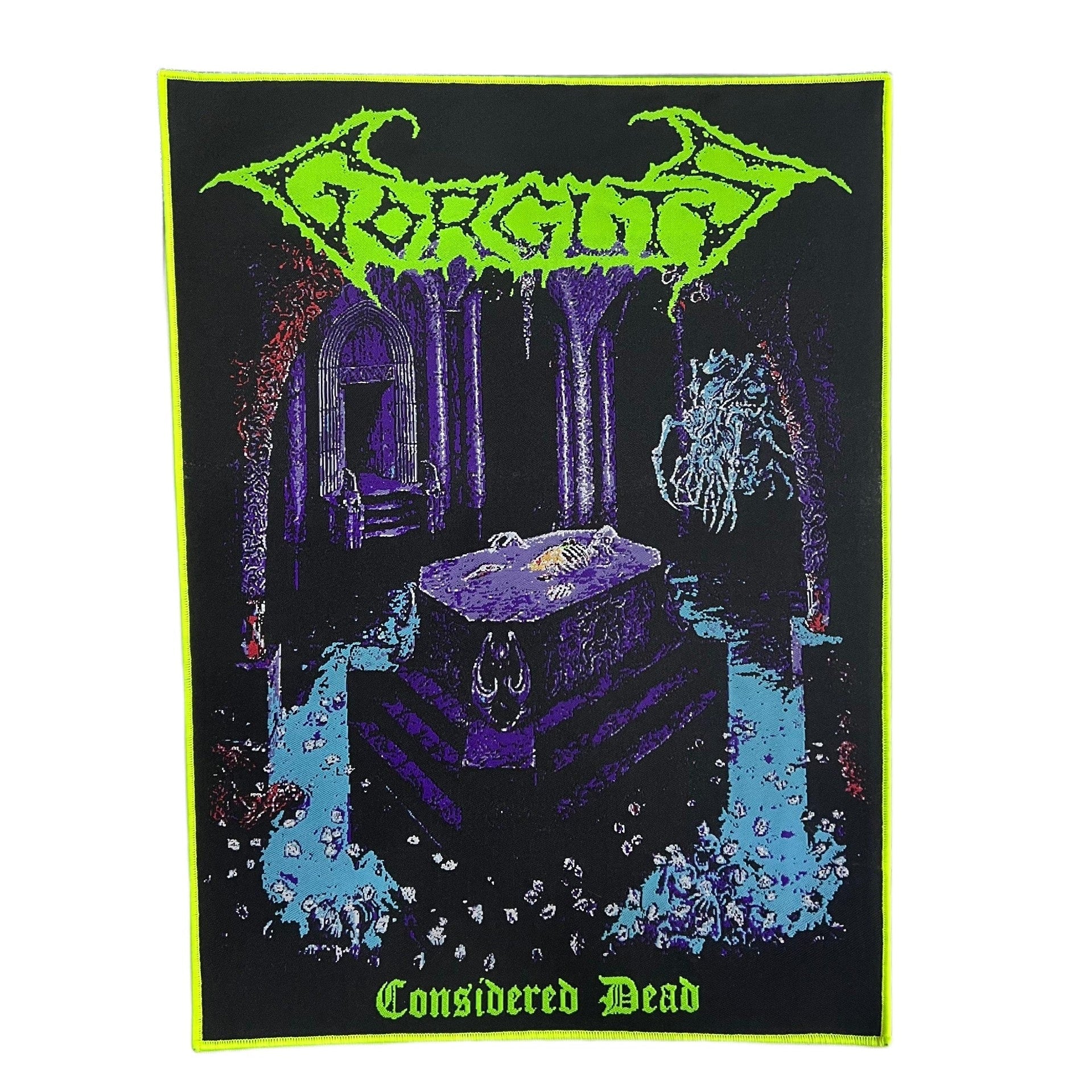 gorguts-considered-dead-backpatch-tiss-dos-bord-noir image 6