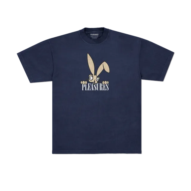 blink-182-pleasures-bunny-peek-t-shirt-bleu-marine image 1