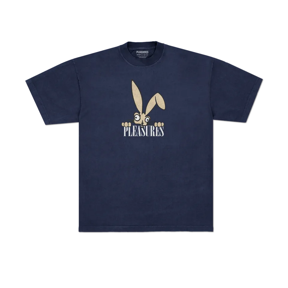 blink-182-pleasures-bunny-peek-t-shirt-bleu-marine image 1