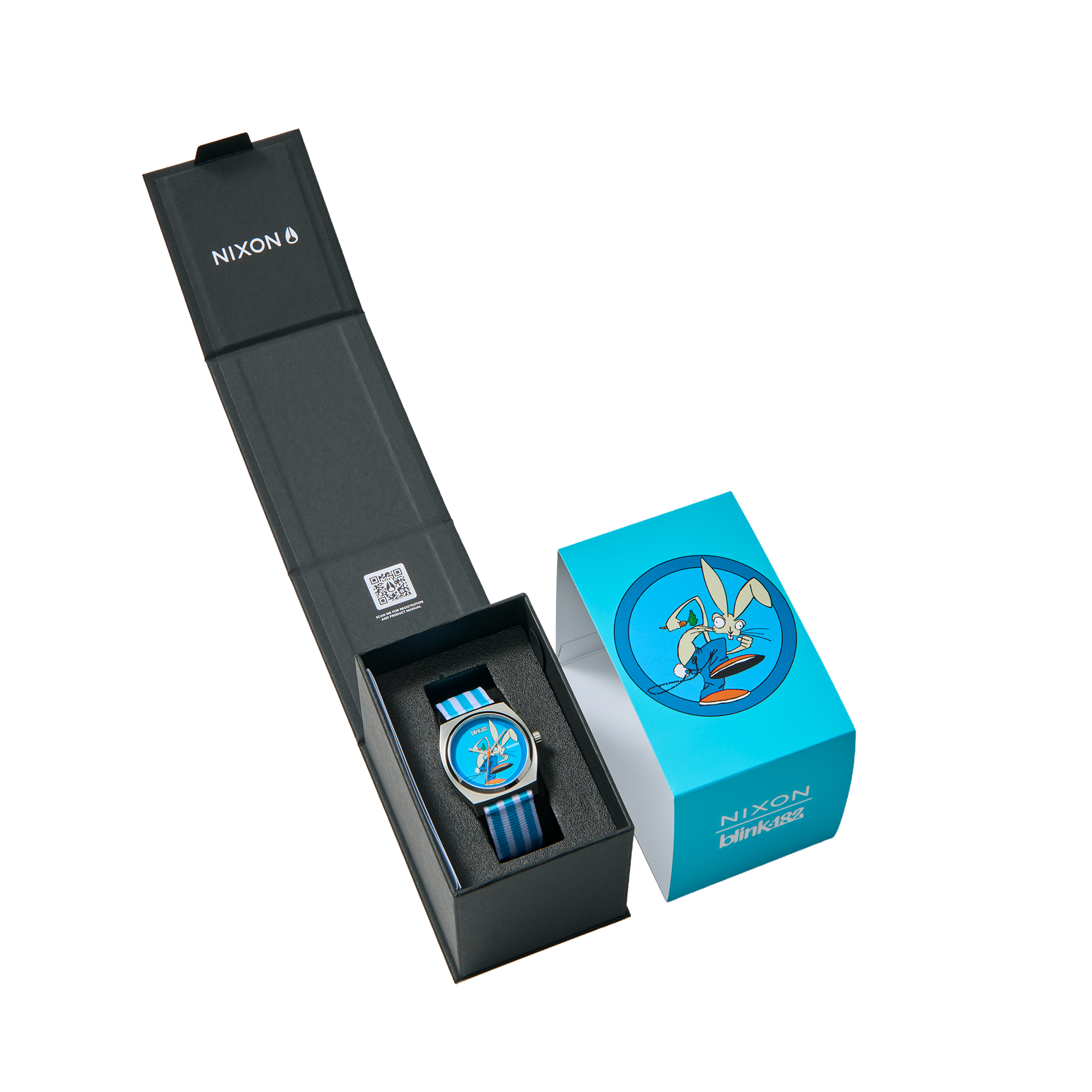 nixon-x-blink-182-skankin-bunny-montre-time-teller-37mm image 4
