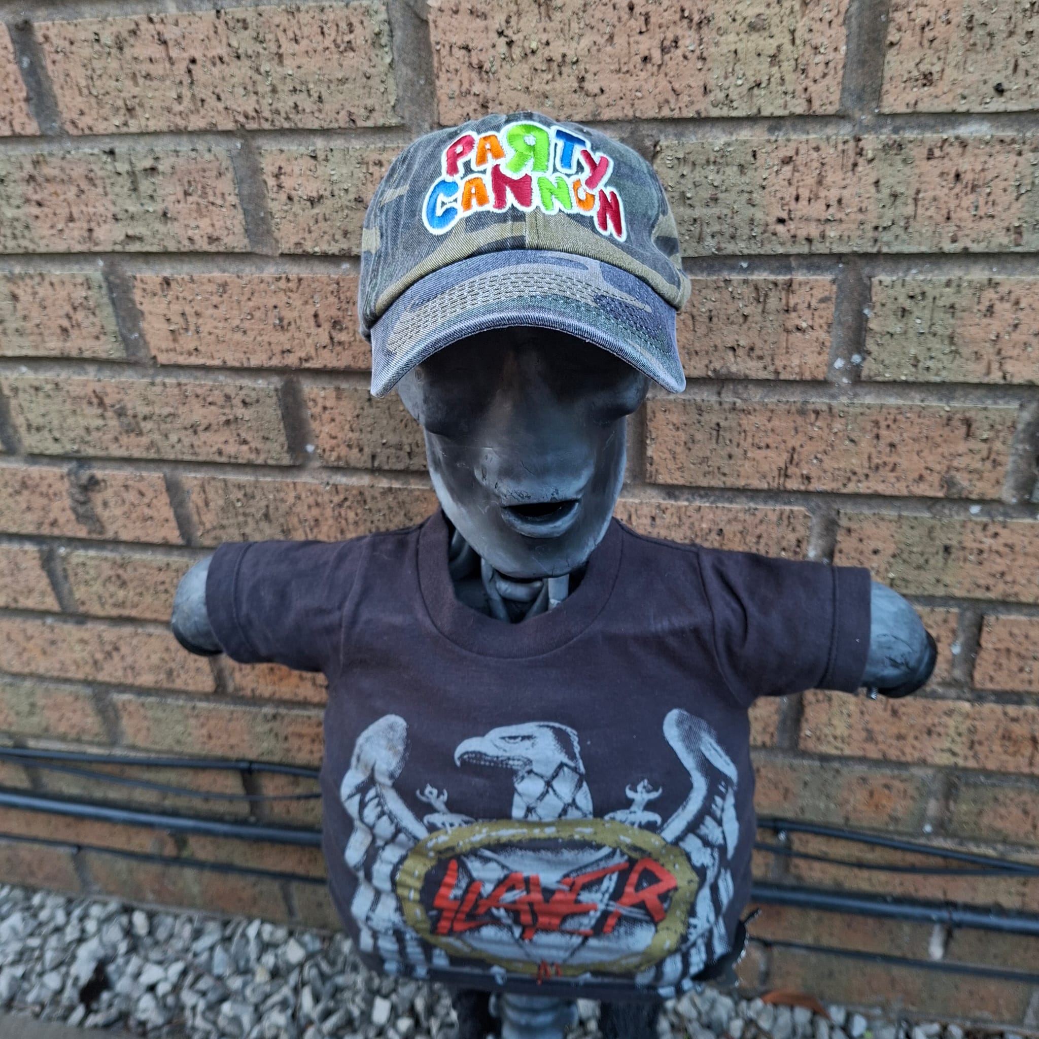 party-cannon-logo-glow-casquette-dad-cap-camo-vert image 7