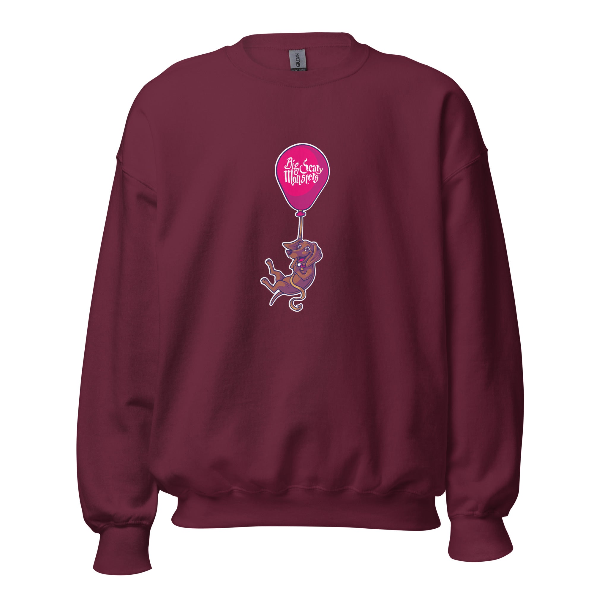 big-scary-monsters-floating-dog-sweatshirt-noir-coton-m image 4