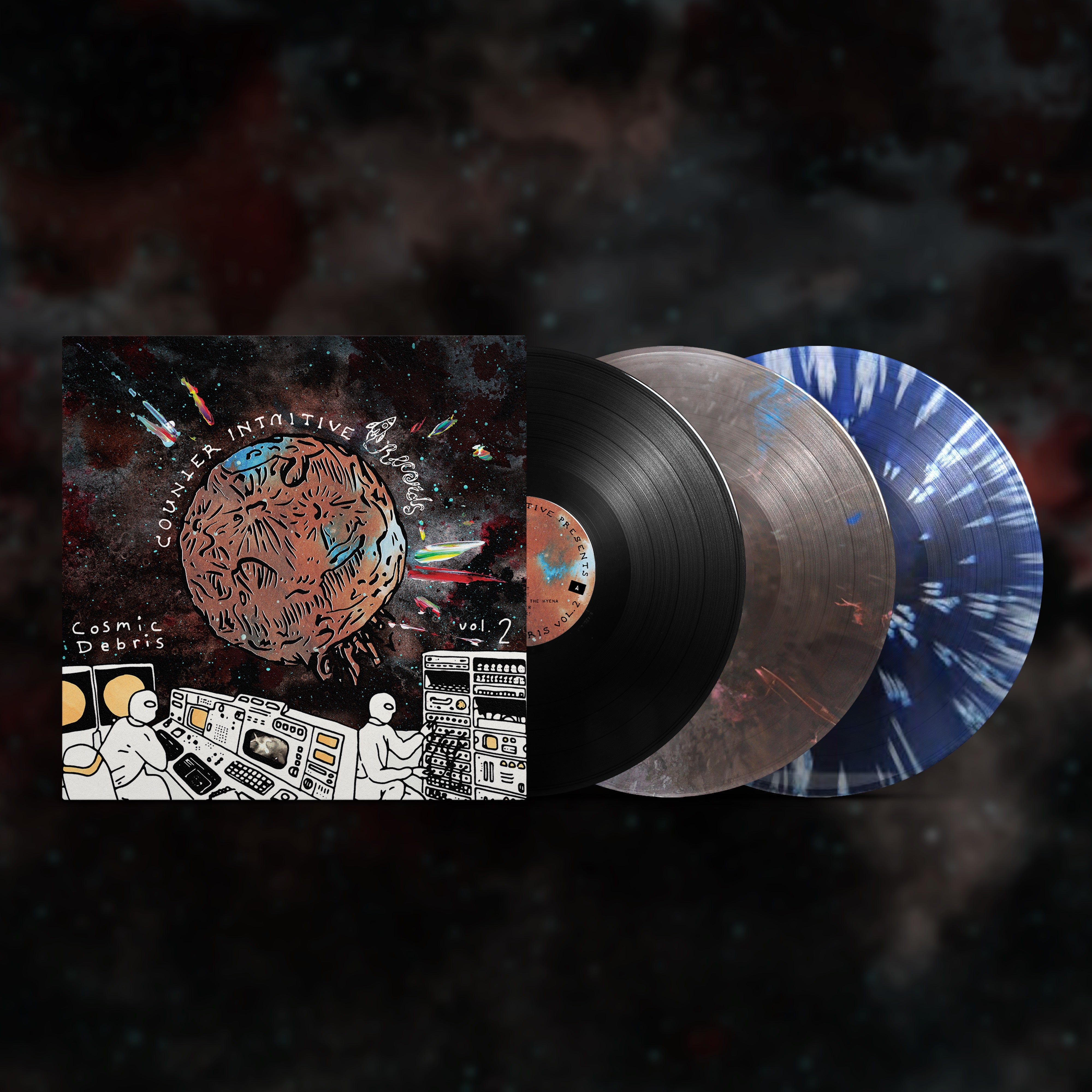 counter-intuitive-cosmic-debris-vol-2-vinyle-noir-10-titres image 2