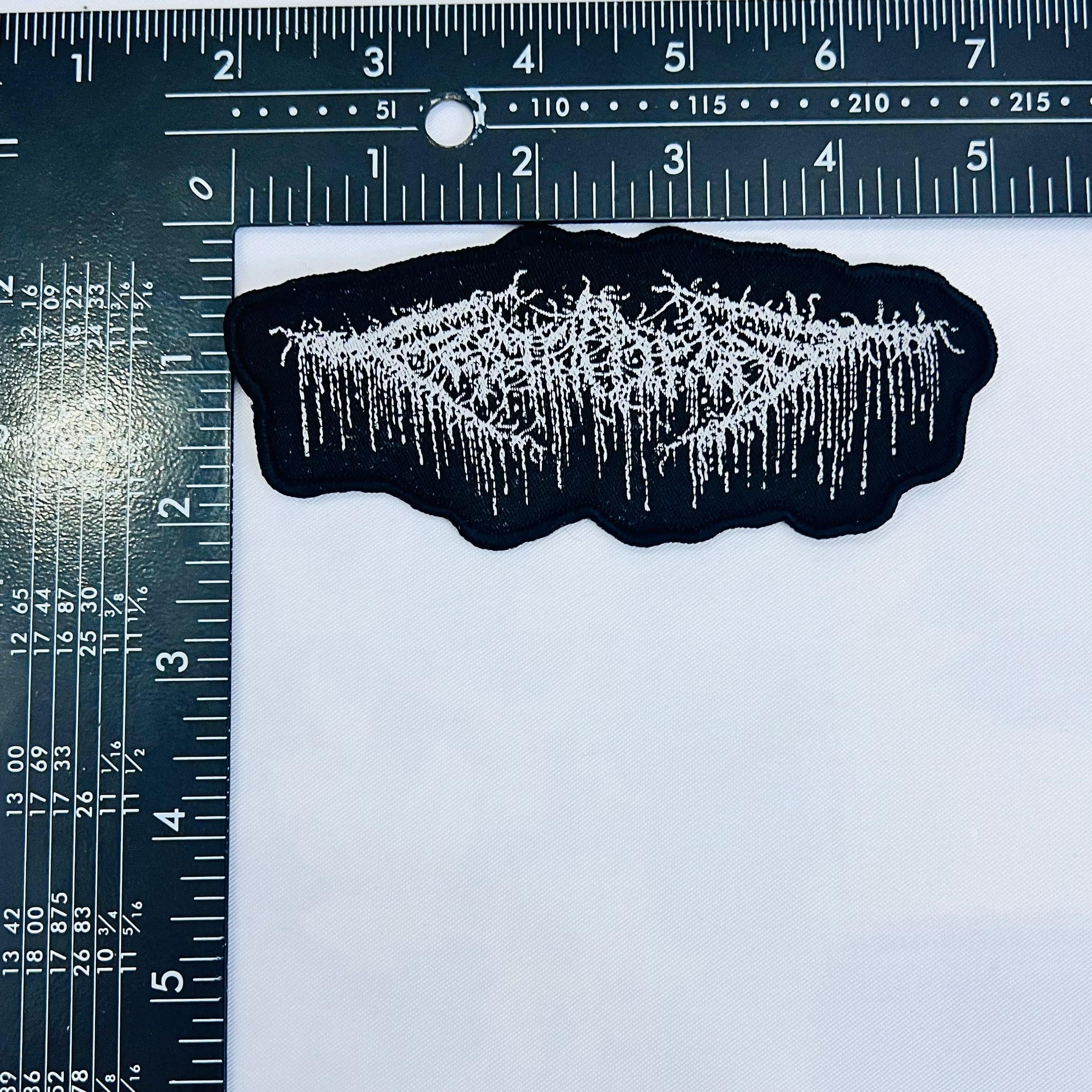 783punx-festerdecay-logo-petit-patch-tiss-bordure-noire image 3