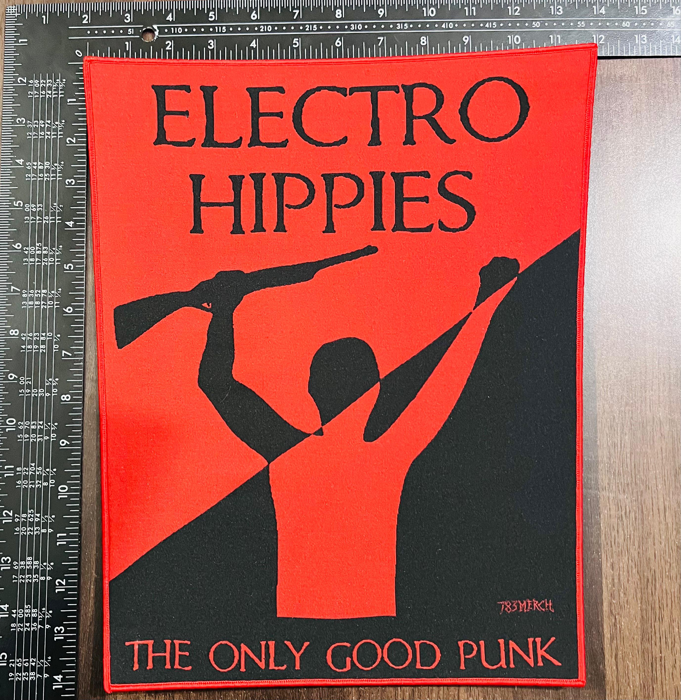 electro-hippies-the-only-good-punk-dos-patch-tiss-bordure-noire image 2