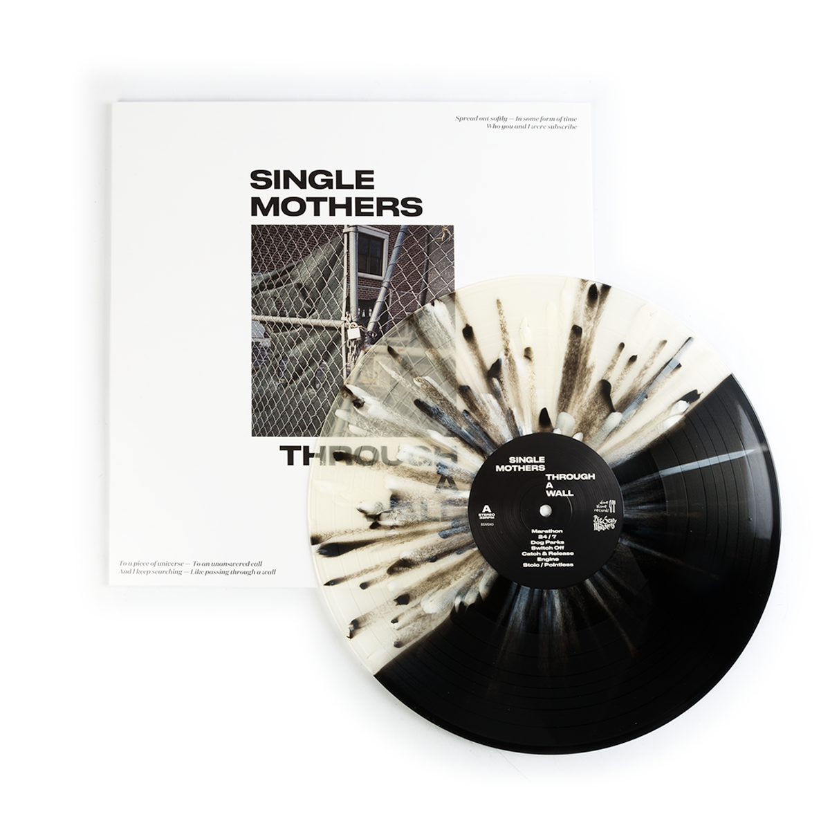 single-mothers-through-a-wall-vinyle-lp-noir-hardcore image 2
