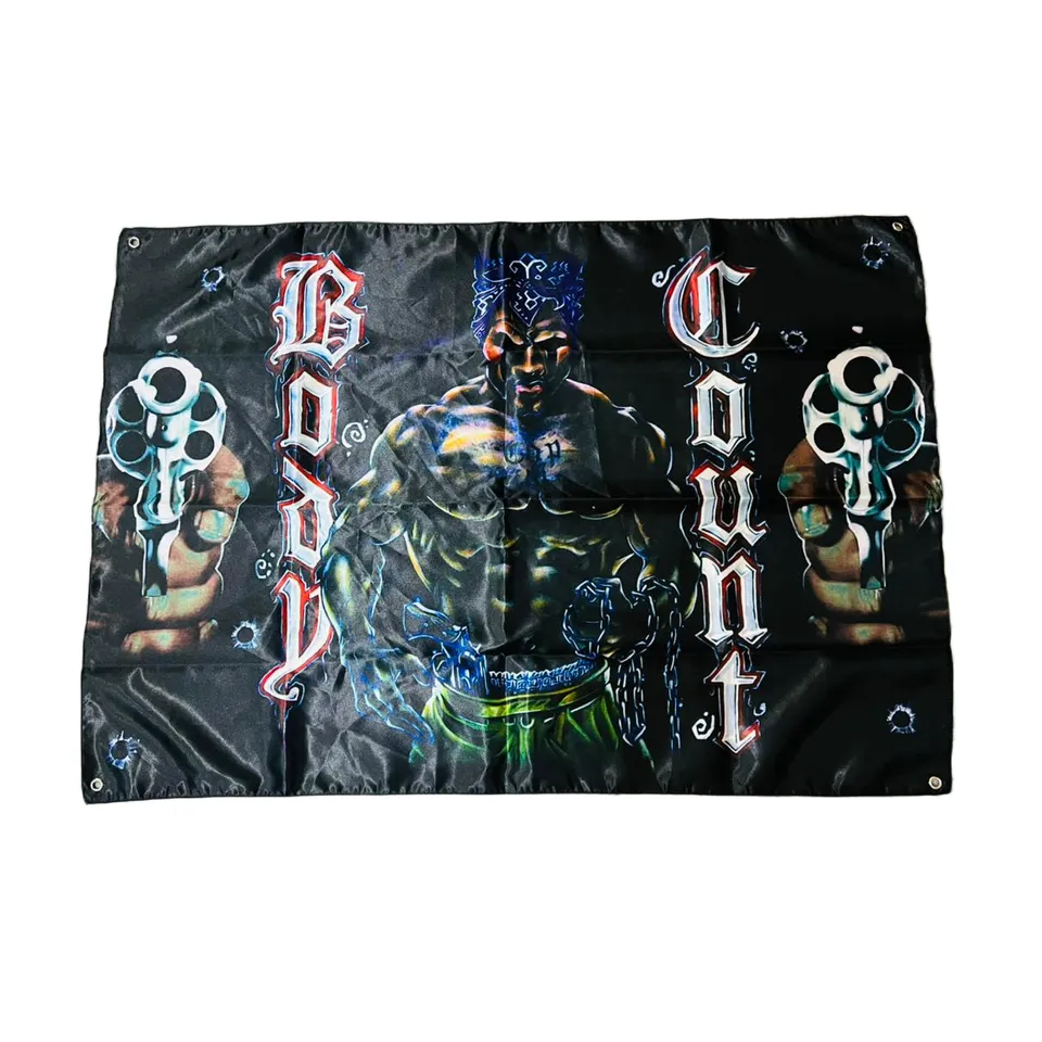 body-count-cop-killer-drapeau-poster-textile-100x70-cm image 1