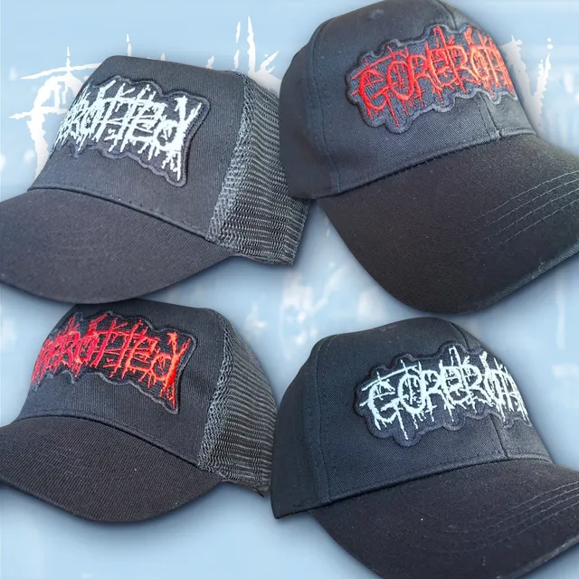 gorerotted-logo-casquette-baseball-blanc-phosphorescent image 1