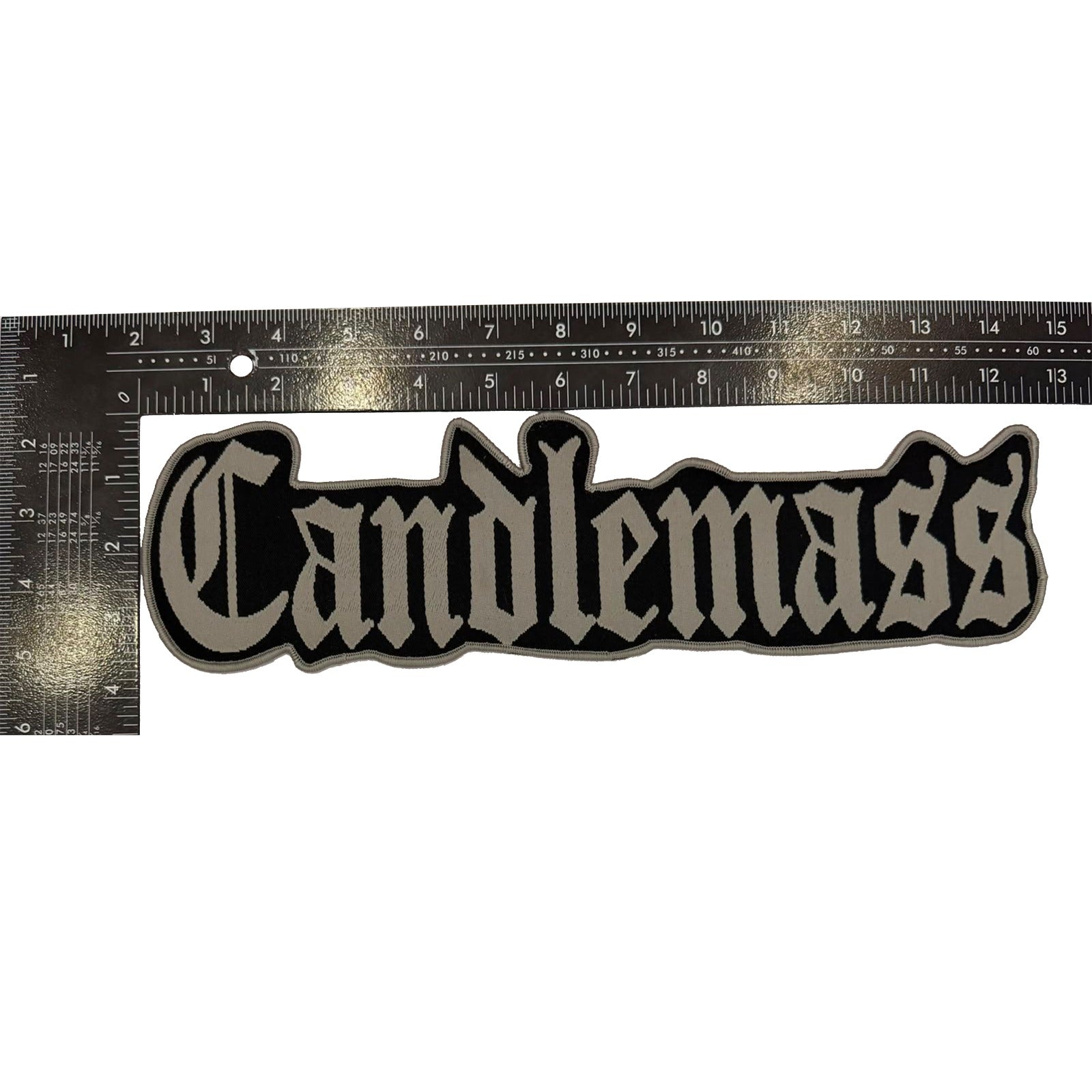 783punx-oversized-patch-candlemass-logo-patch-tiss-bordure-noire image 5