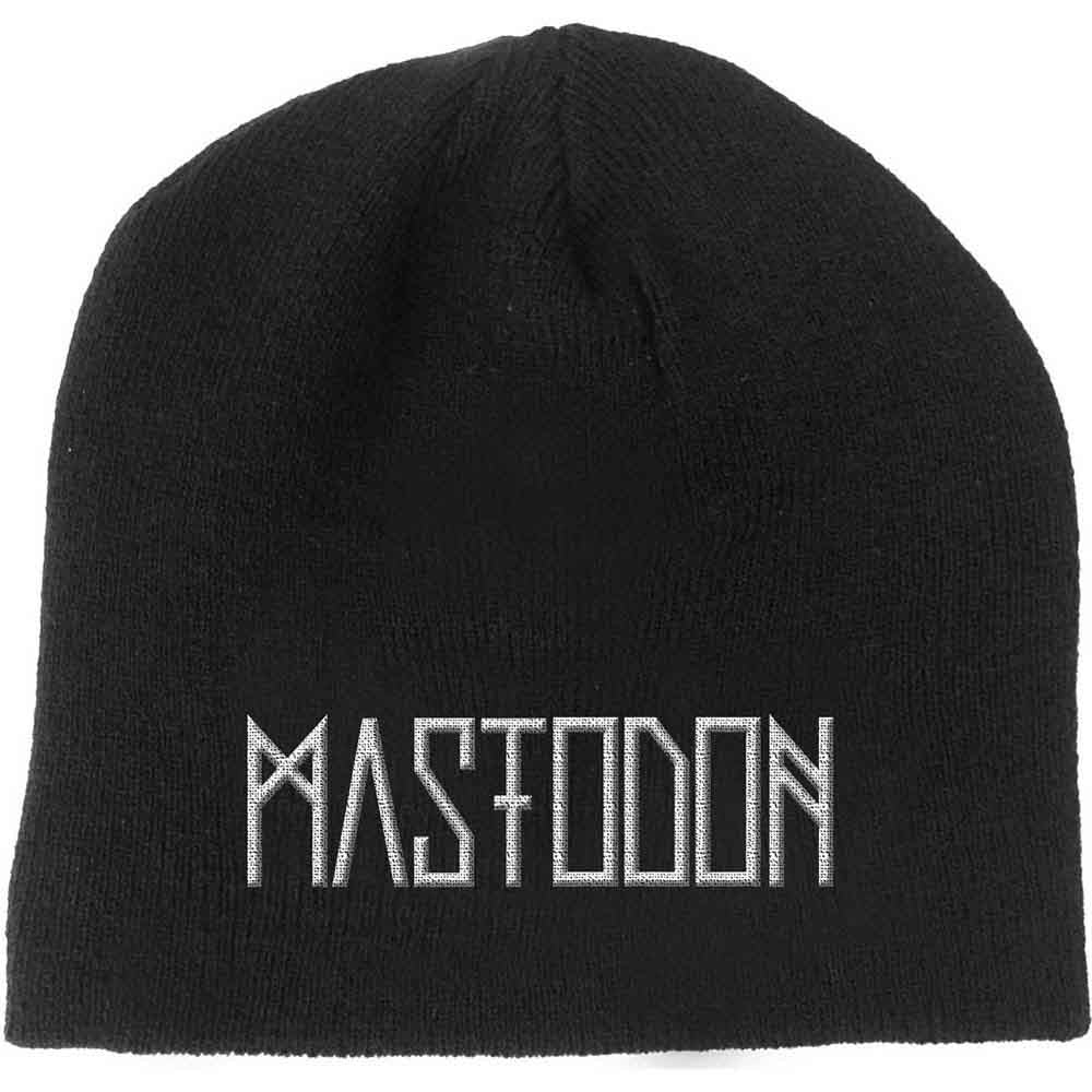 mastodon-logo-bonnet-beanie-noir-brod image 1