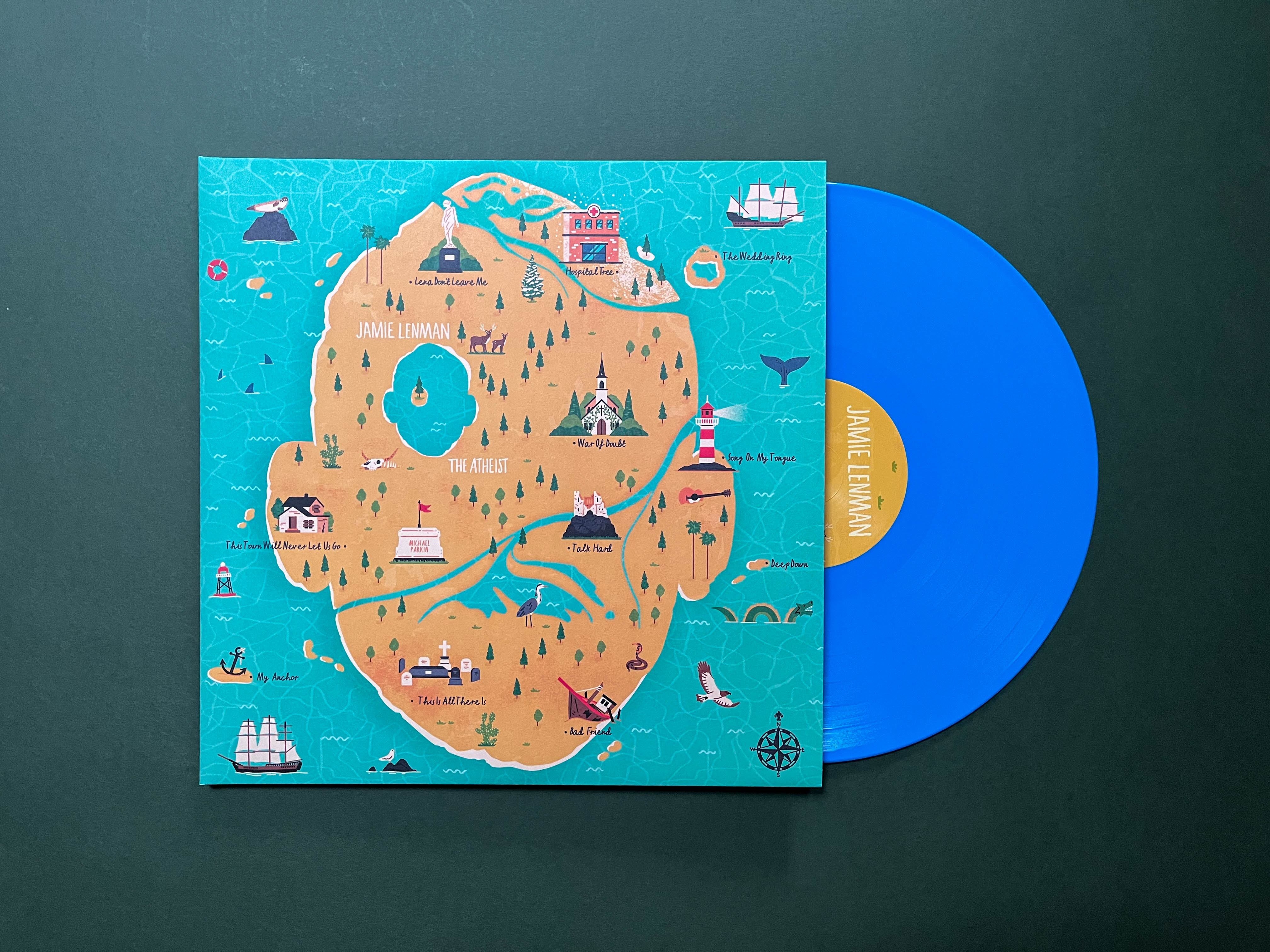 big-scary-monsters-jamie-lenman-the-atheist-lp-vinyle-bleu-indie image 3