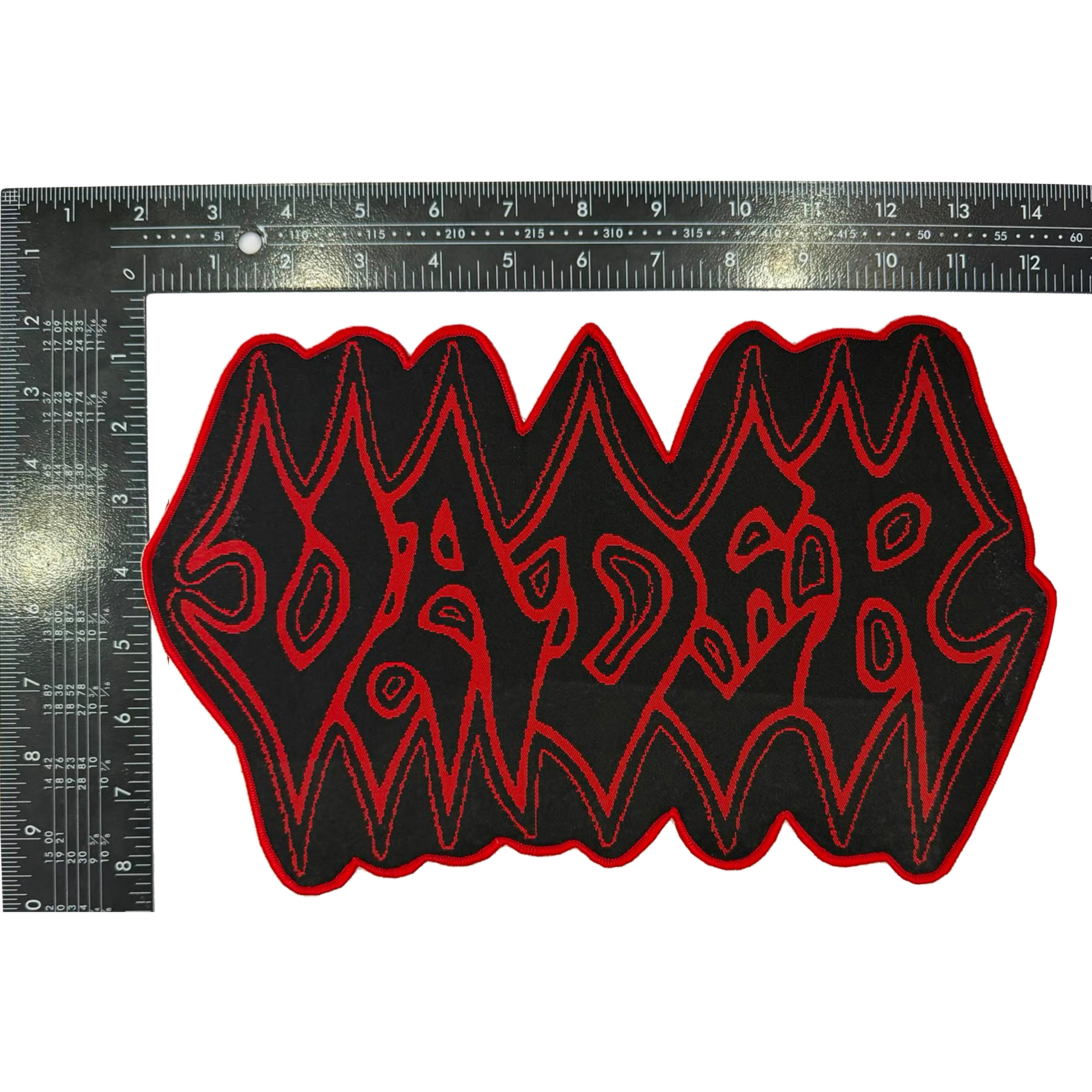 783punx-oversized-patch-vader-logo-bordure-noire image 5
