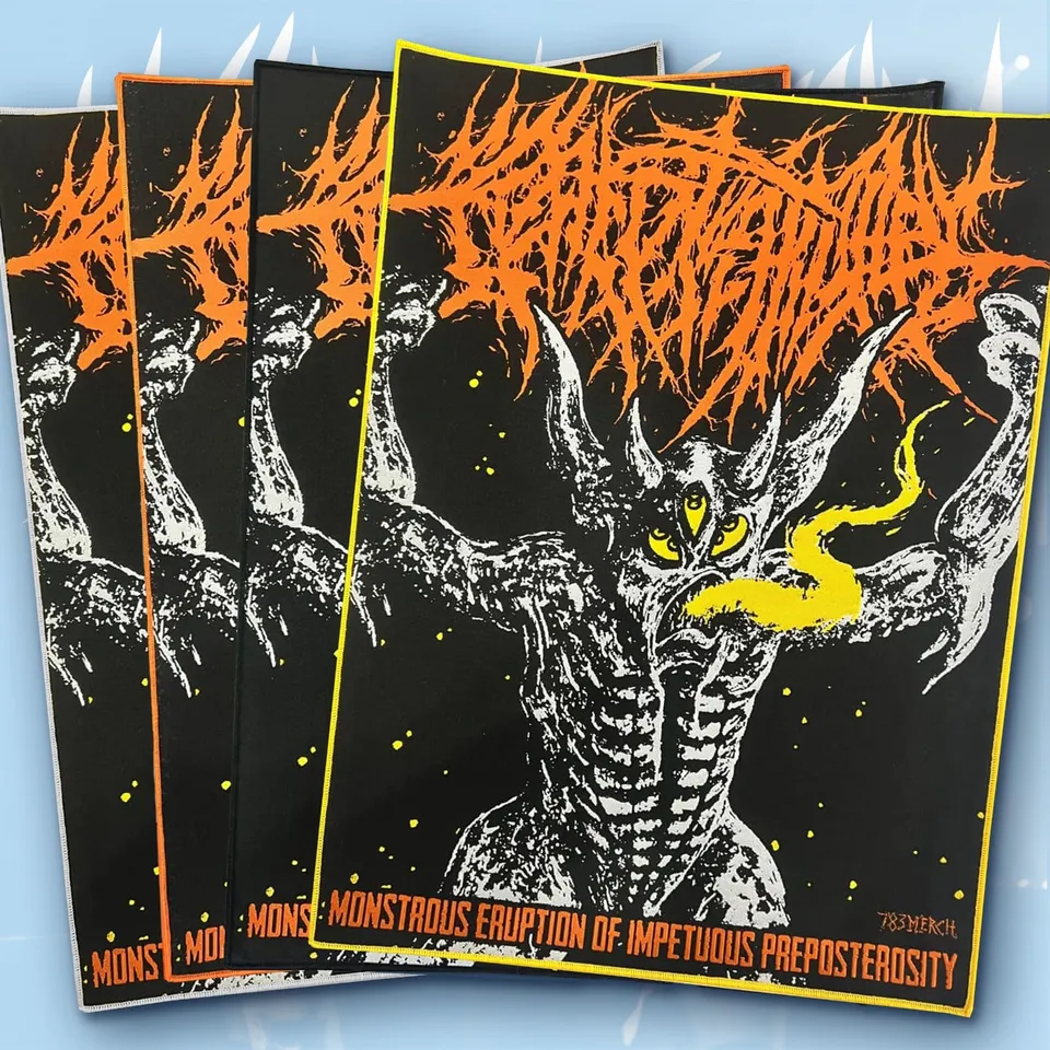 crepitation-monstrous-eruption-backpatch-bordure-noire image 1