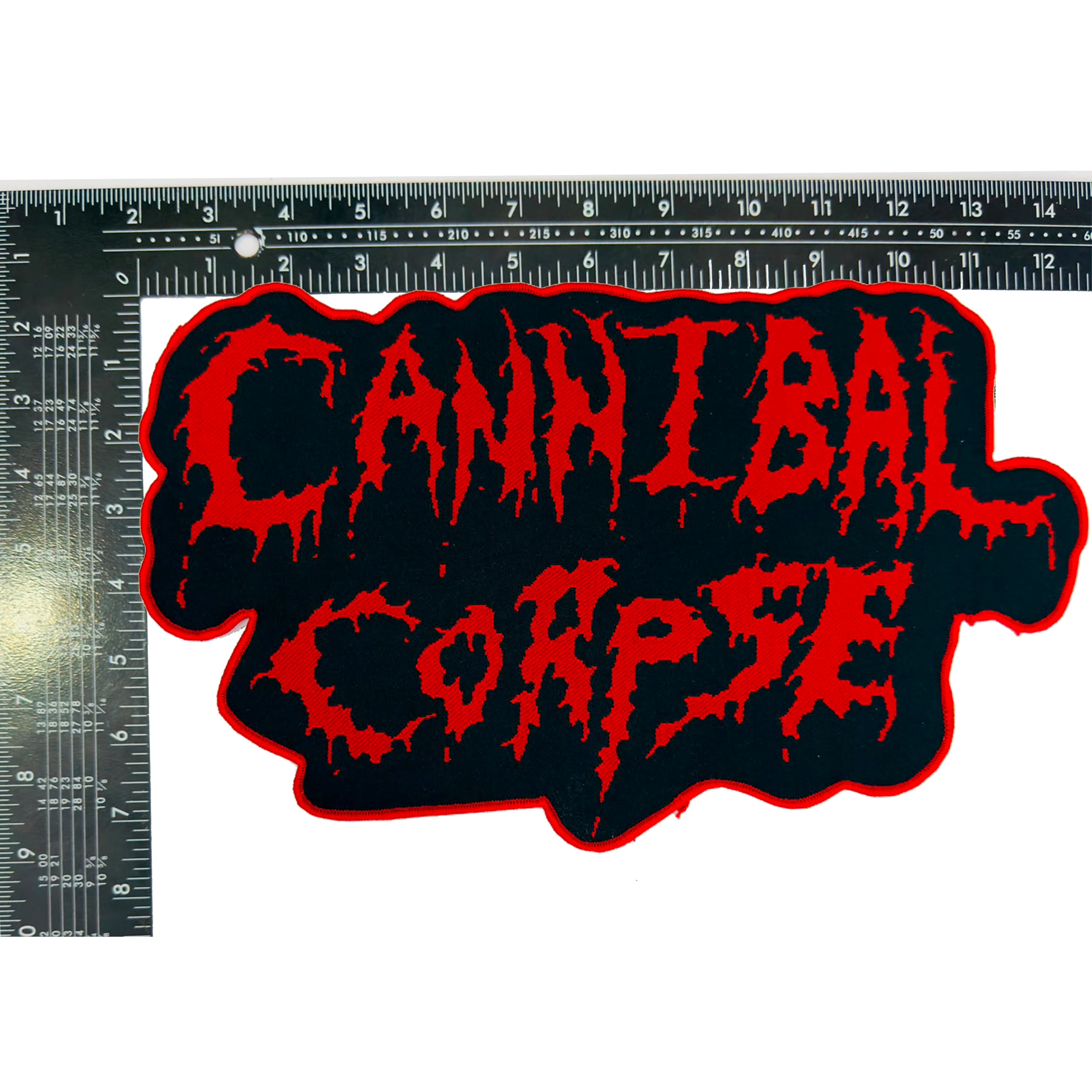 783punx-oversized-patch-cannibal-corpse-old-logo-patch-bordure-noire image 5