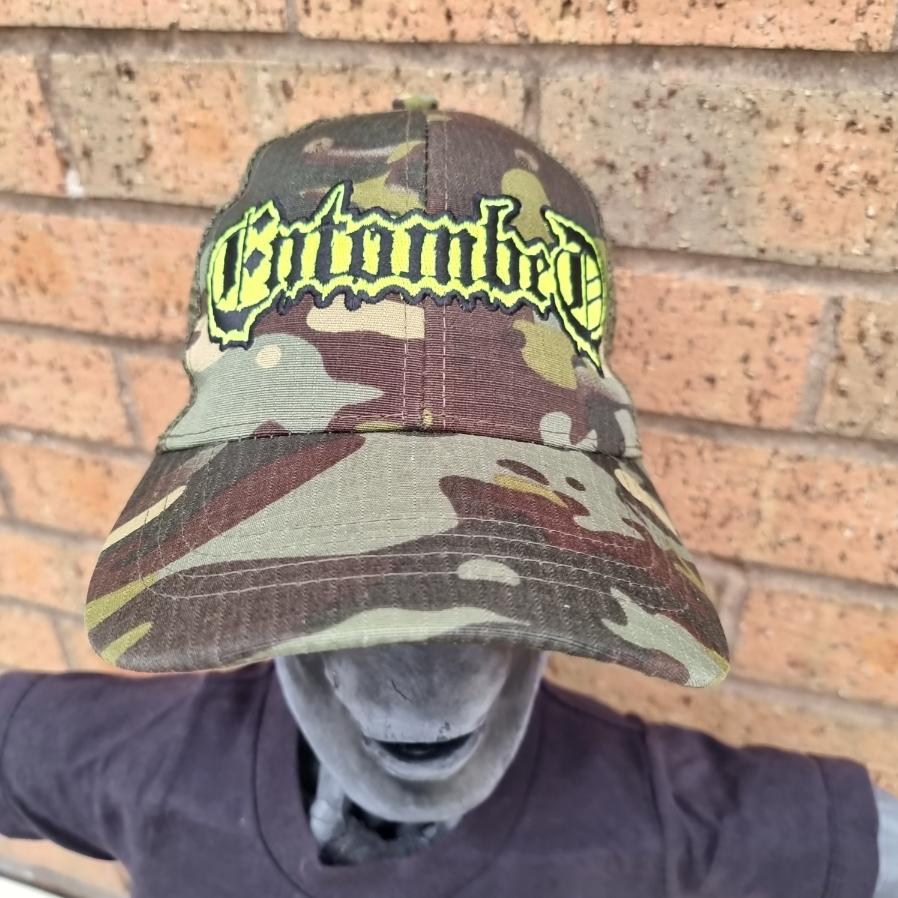 783punx-entombed-logo-casquette-trucker-camo-phospho image 2