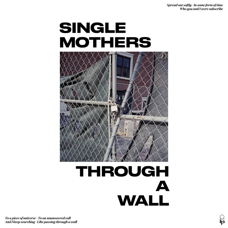 single-mothers-through-a-wall-vinyle-lp-noir-hardcore image 1