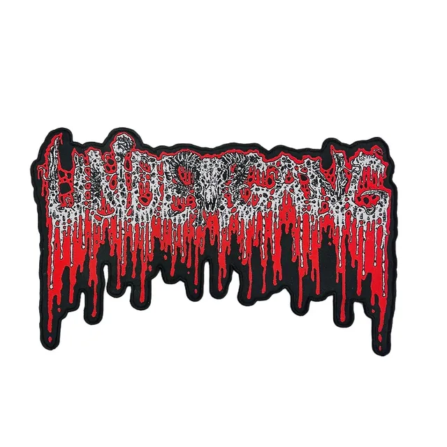 undergang-logo-patch-tisse-oversize-bord-noir-30-cm image 1