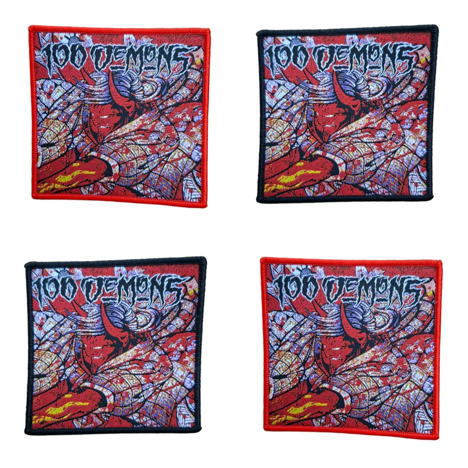 100-demons-selftitled-cusson-tiss-bordure-rouge image 1