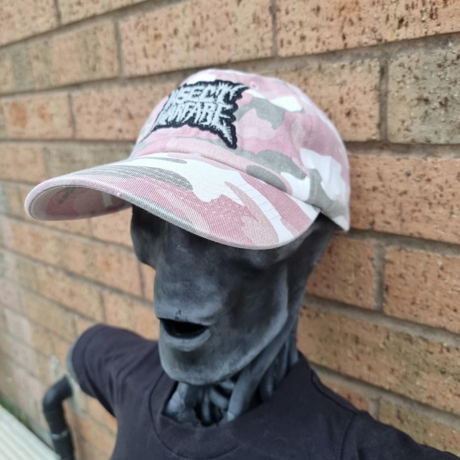 insect-warfare-logo-casquette-dad-cap-pink-camo-phospho image 2
