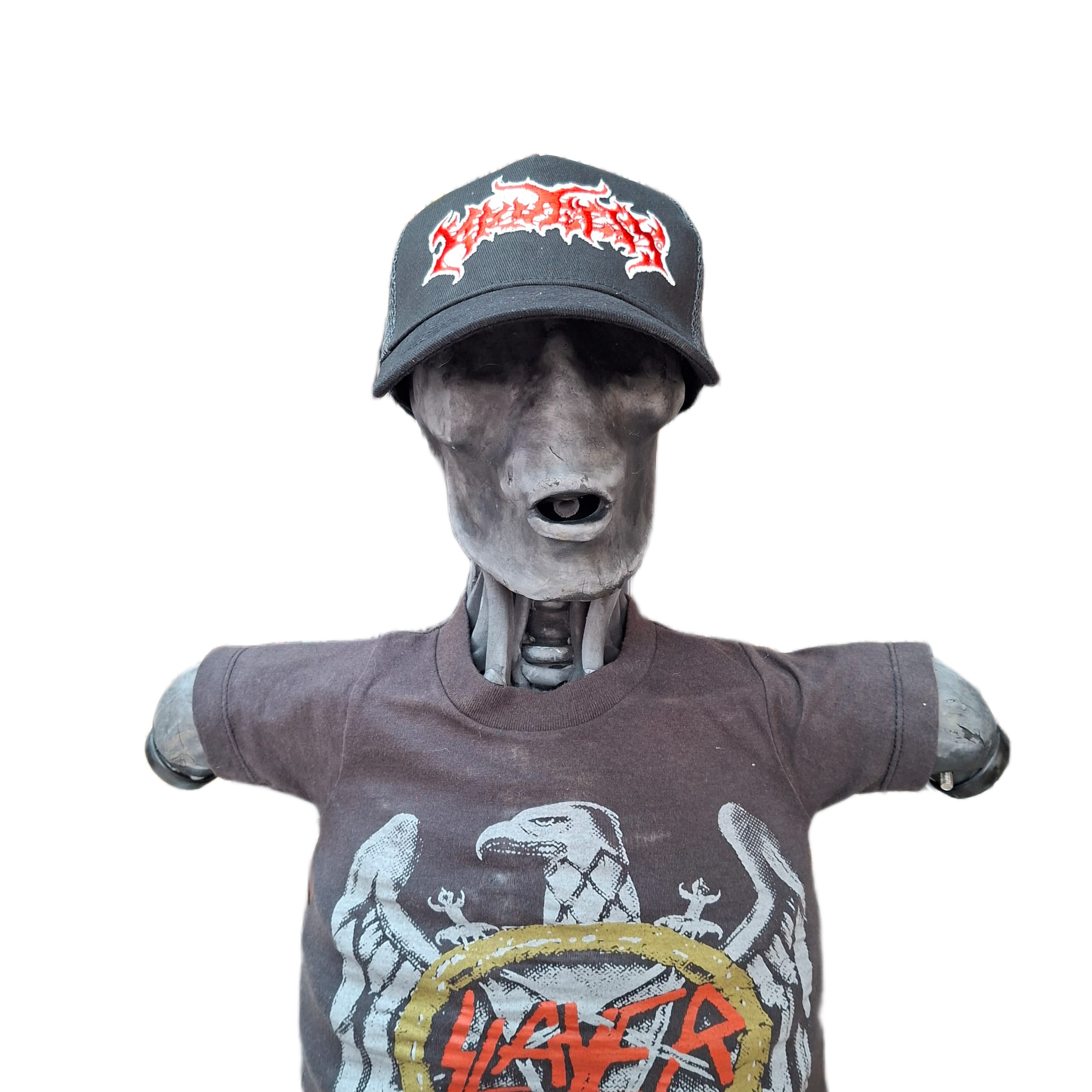 kruelty-logo-casquette-trucker-phosphorescente-hardcore image 3