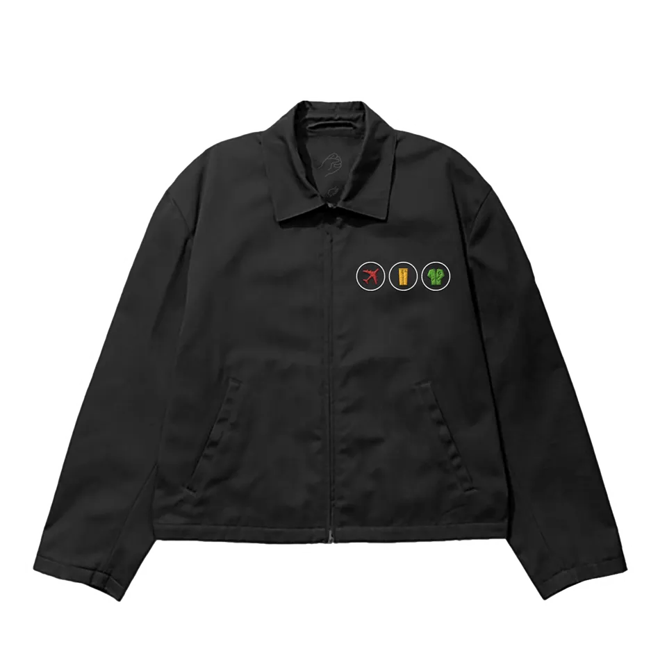 blink-182-toypaj-veste-workwear-noire-brod-e-unisexe image 1