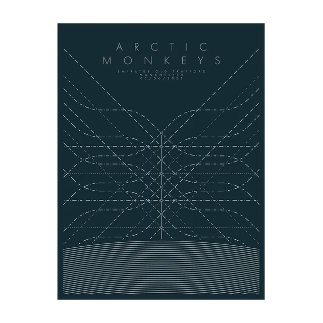 arctic-monkeys-3rd-june-2023-emirates-affiche-dition-limit-e image 1
