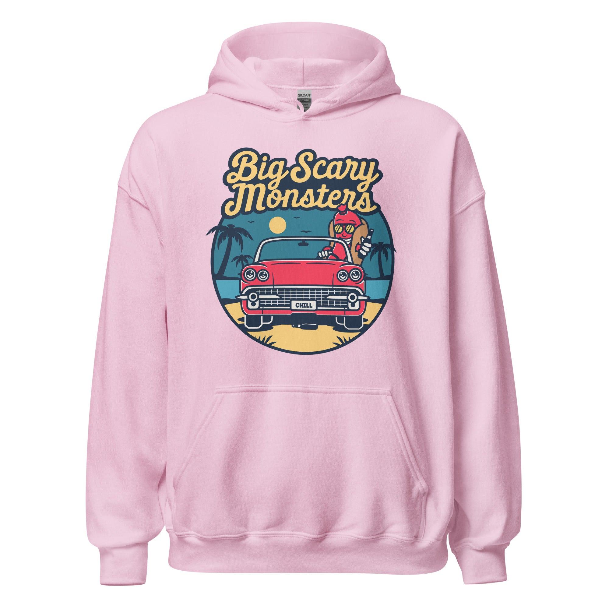 big-scary-monsters-bsm-hot-dog-sweat-noir-capuche image 4