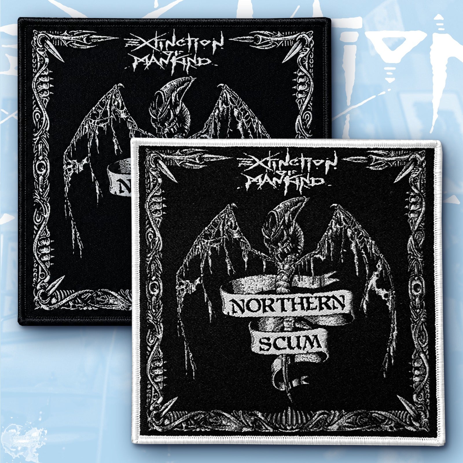 783punx-extinction-of-mankind-northern-scum-patch-tiss-bord-noir image 1
