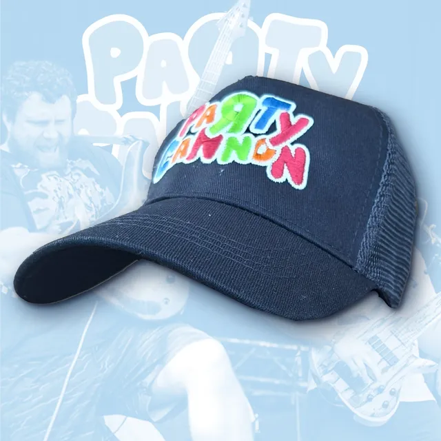 party-cannon-logo-casquette-trucker-phosphorescente image 1
